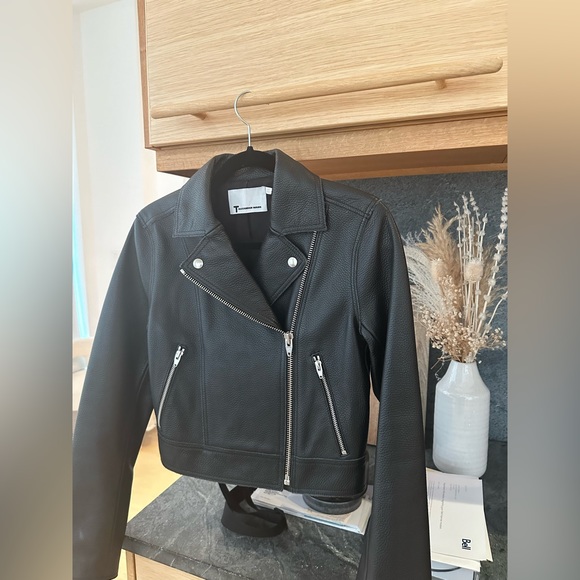 T by Alexander Wang Pebbled Leather Jacket - Picture 5 of 5